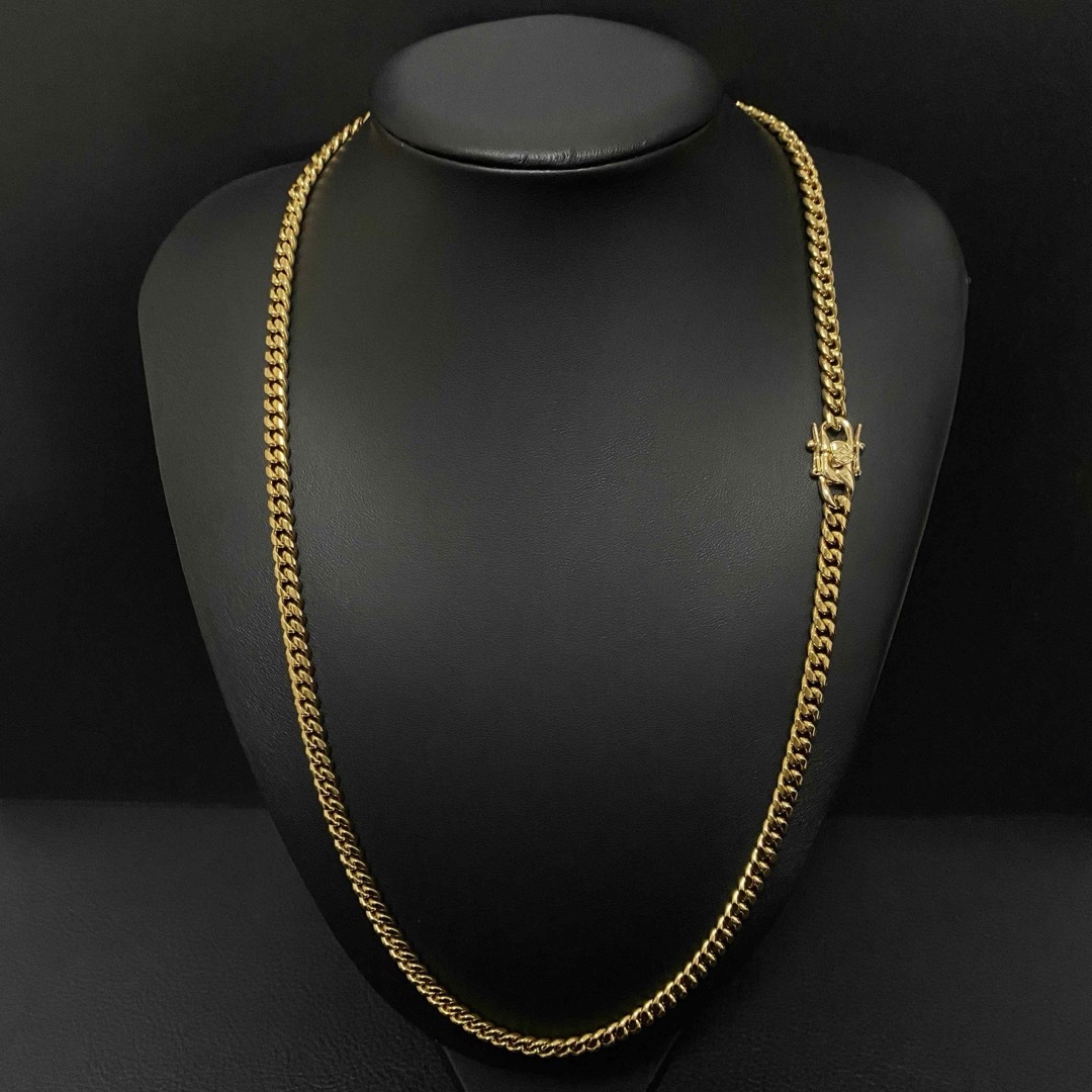 喜平ネックレス 6mm 60cm 47g 金ネックレス 18k ゴールドチェーンの