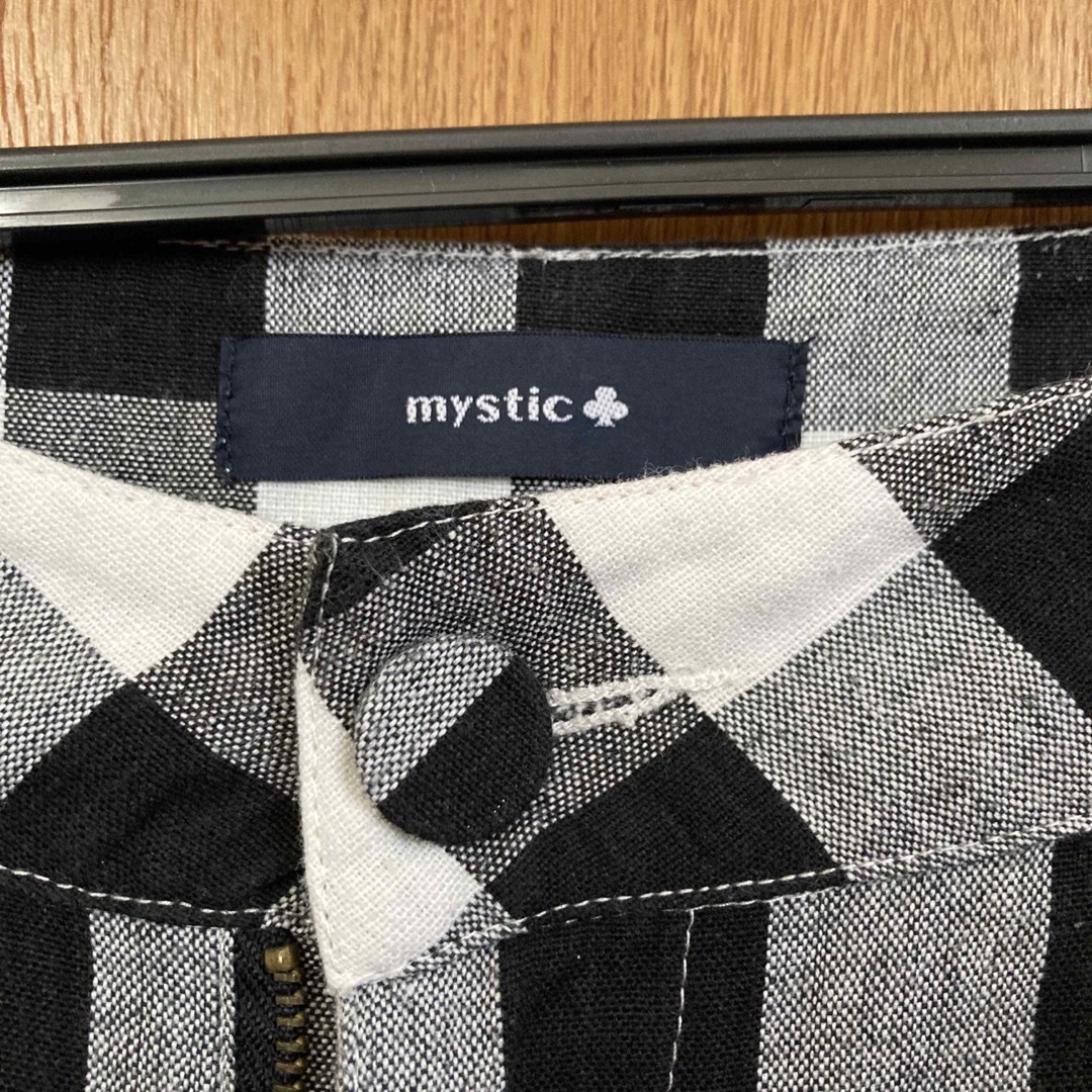 mystic(ミスティック)のmystic ギンガムチェックパンツ キッズ/ベビー/マタニティのキッズ服女の子用(90cm~)(パンツ/スパッツ)の商品写真