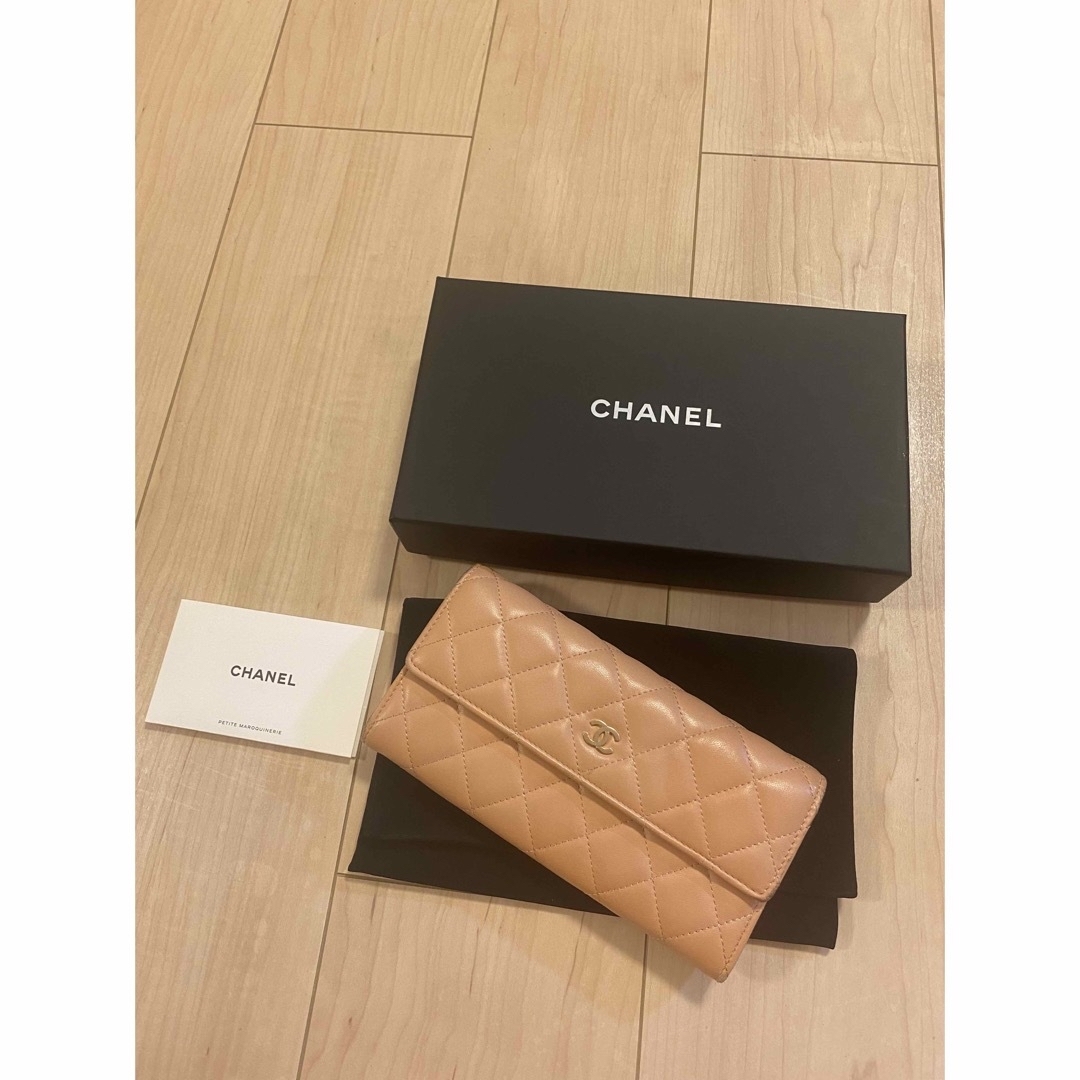 CHANEL - 正規品！（CHANEL)シャネル 長財布! 箱付きの+giftsmate.net