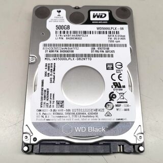 ウェスタンデジタル(Western Digital)のWDC WD5000LPLX-08 2.5インチ7mm厚 500GB HDD④(PCパーツ)