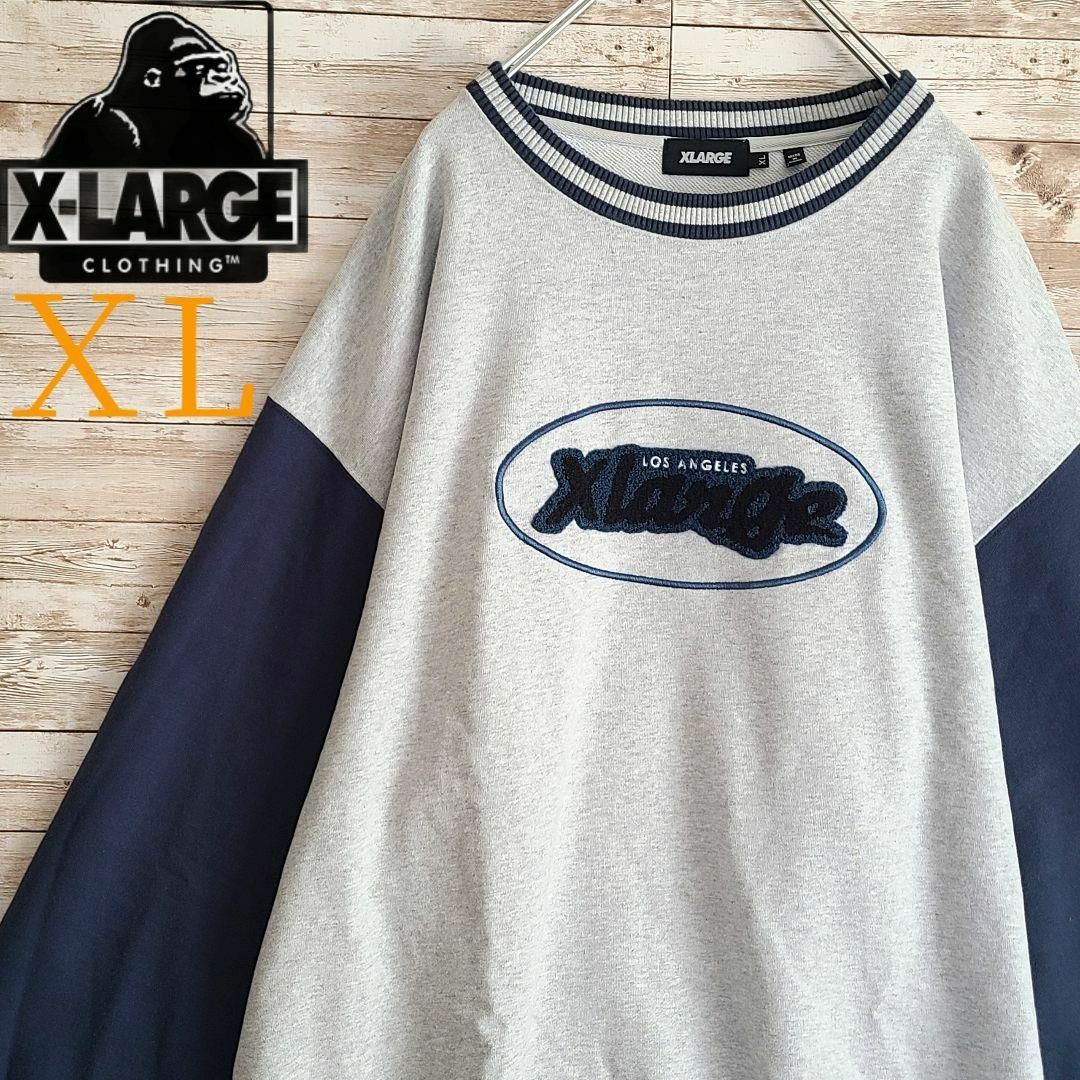 xlarge  ハーフジップパーカーばんばんざいるな着用