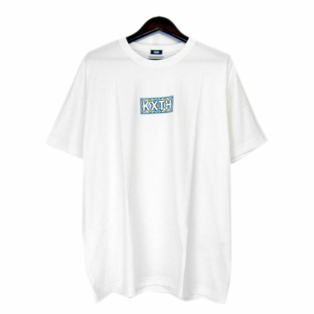 Kith Blue Moroccan Tile Classic Logo Tee