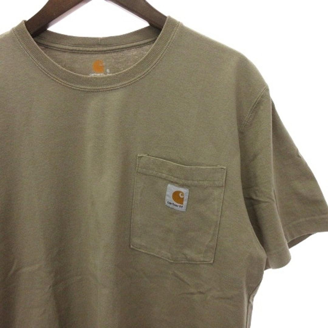 carhartt(カーハート)のカーハート carhartt Tシャツ 半袖 クルーネック ポケット  茶系 S メンズのトップス(Tシャツ/カットソー(半袖/袖なし))の商品写真