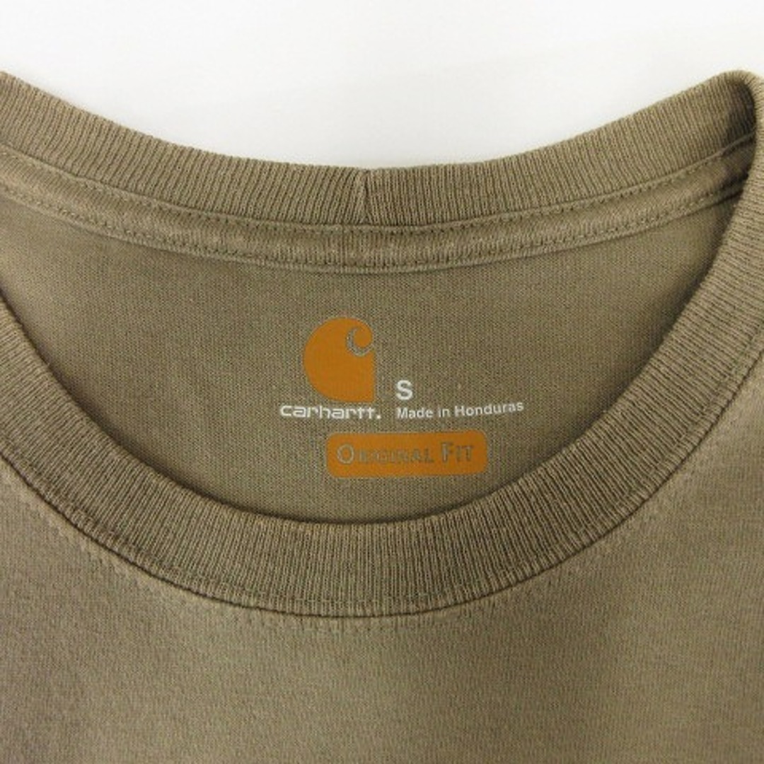 carhartt(カーハート)のカーハート carhartt Tシャツ 半袖 クルーネック ポケット  茶系 S メンズのトップス(Tシャツ/カットソー(半袖/袖なし))の商品写真