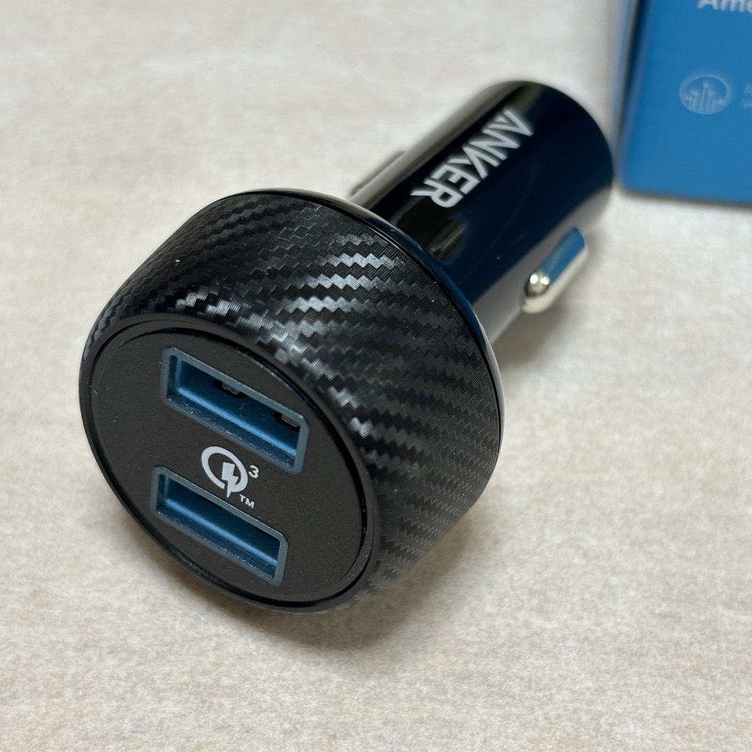 Anker(アンカー)のAnker PowerDrive Speed 2 カーチャージャー 自動車/バイクの自動車(車内アクセサリ)の商品写真