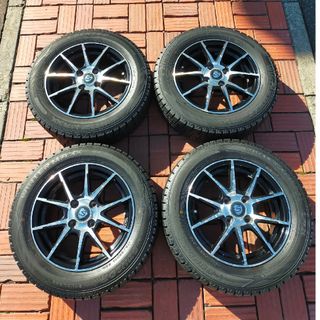 DUNLOP - ☆175/65/R14 ホイール ダンロップ スタッドレスタイヤ 4本