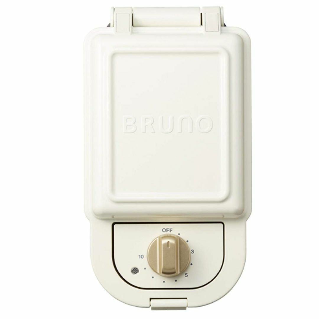 ブルーノ BRUNO ホットサンドメーカー 耳まで焼ける 電気 シングル ホワイ