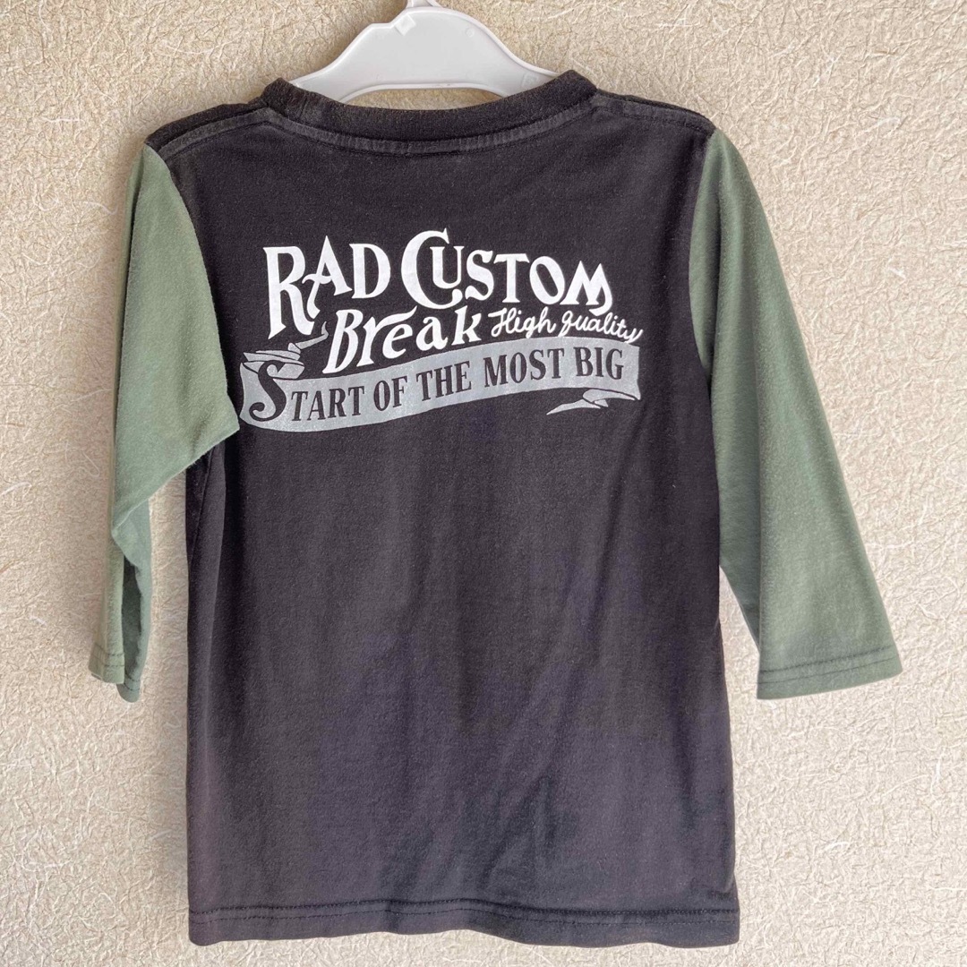 RAD CUSTOM(ラッドカスタム)のラッドカスタム　七分袖Tシャツ　120cm キッズ/ベビー/マタニティのキッズ服男の子用(90cm~)(Tシャツ/カットソー)の商品写真