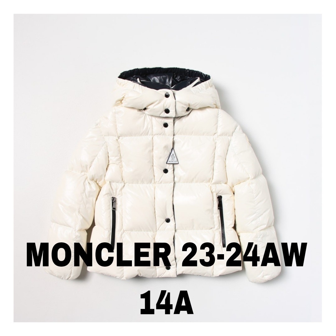 MONCLER(モンクレール)の23-24AW 新作⭐MONCLER  ショートダウン　ホワイト 14A レディースのジャケット/アウター(ダウンジャケット)の商品写真