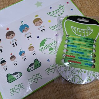 GReeeeN  グッズ  色紙  靴紐(ミュージシャン)