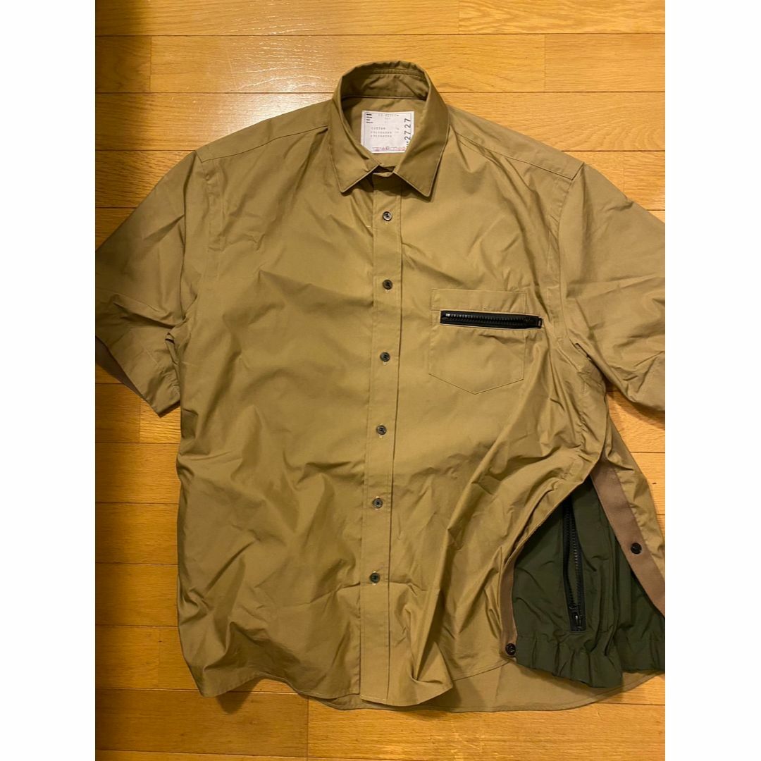 sacai 22SS Cotton Weather Shirt 半袖シャツ