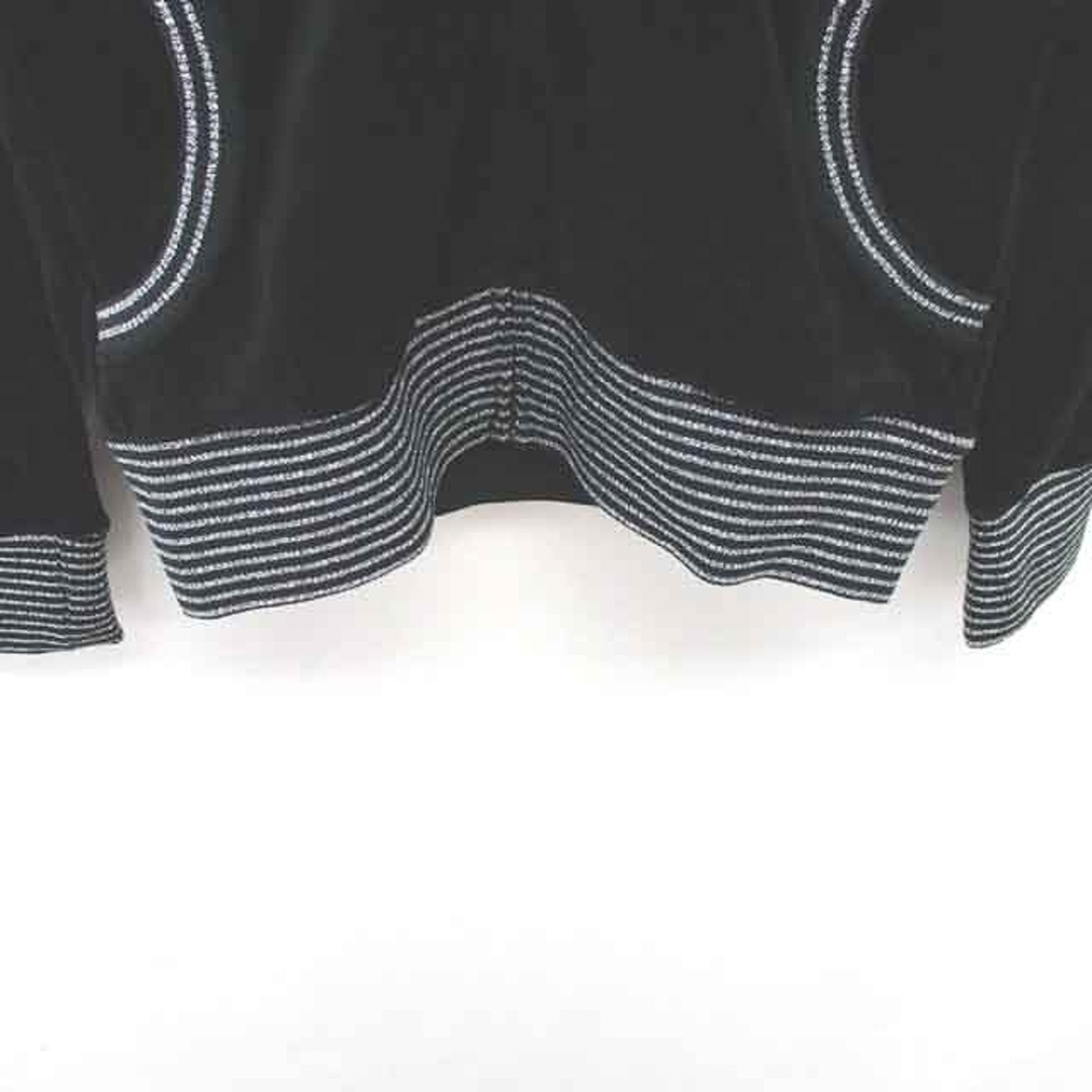 Roxy(ロキシー)のロキシー パーカー フーディ ベロア ラメ ジップアップ 刺繍 長袖 M 黒  レディースのトップス(パーカー)の商品写真