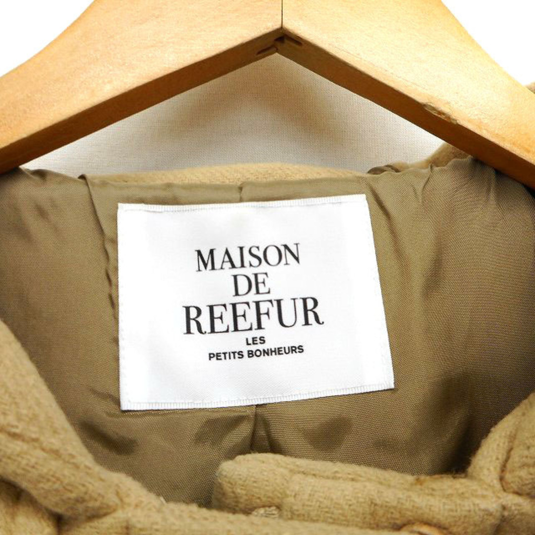 Maison de Reefur(メゾンドリーファー)のメゾンドリーファー フードコート アウター ロング ジップアップ ウール 36 レディースのジャケット/アウター(その他)の商品写真