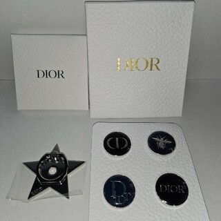 ディオール(Dior)のDior　ディオール　ノベルティ　ピンバッチ　スマホリング　試供品付き(ノベルティグッズ)