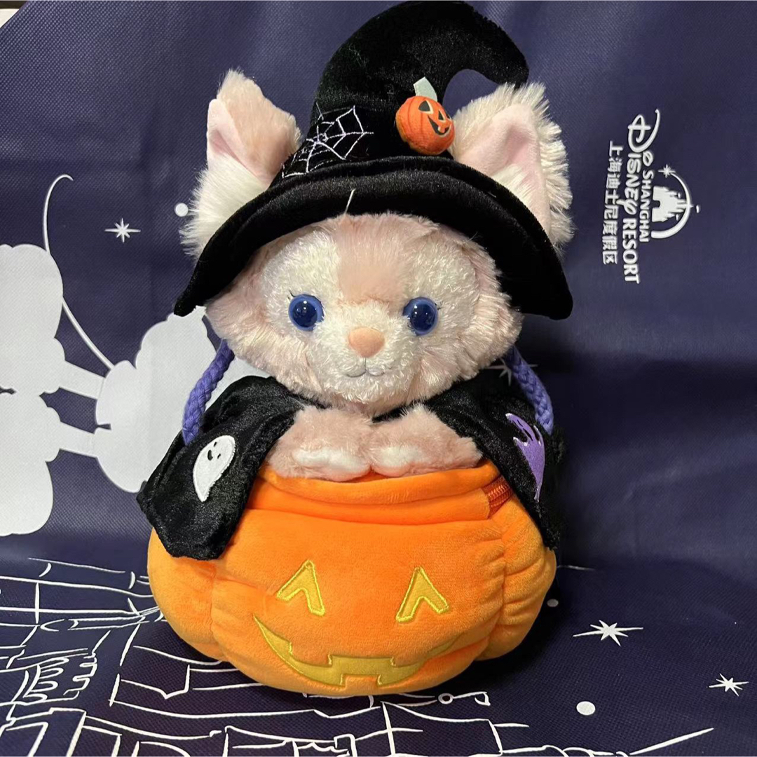 上海ディズニー ハロウィン リーナベル かぼちゃぬいぐるみショルダー ...