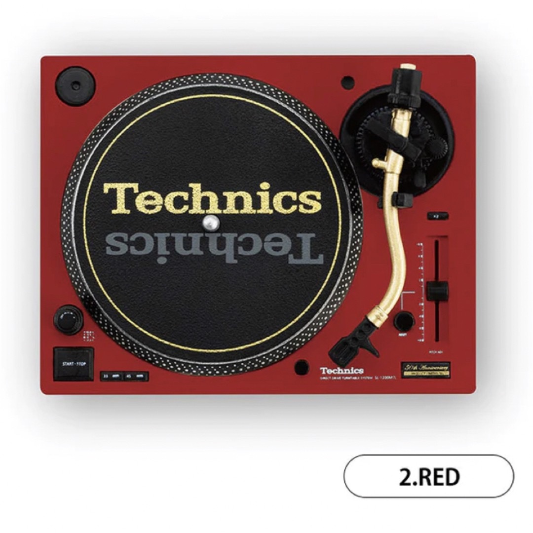 Technics(テクニクス)の送料込 TECHNICS ミニチュアコレクション SL-1200M7L RED 楽器のDJ機器(ターンテーブル)の商品写真