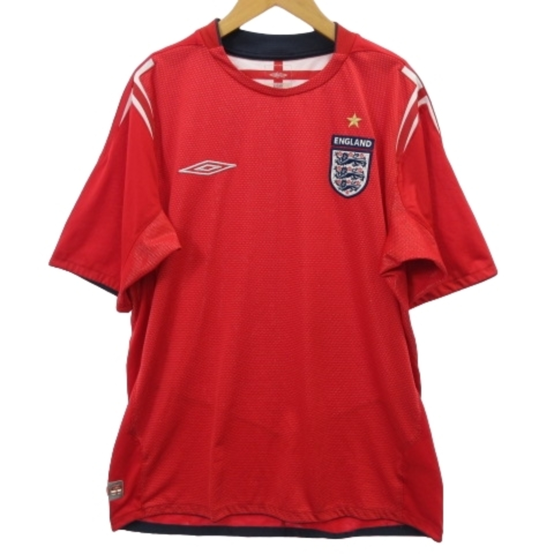 00s アンブロ　イングランド代表　ユニフォーム　ゲームシャツ　半袖　Tシャツ