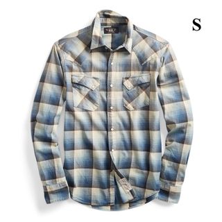 ダブルアールエル(RRL)の22FW 新品 RRL ダブルアールエル プラッド チェック シャツ 長袖 S(シャツ)