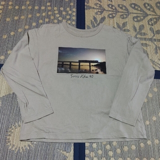 ベルメゾン(ベルメゾン)のベルメゾン　長袖　ロンT　140　キハ40系 鉄道 風景 写真(Tシャツ/カットソー)