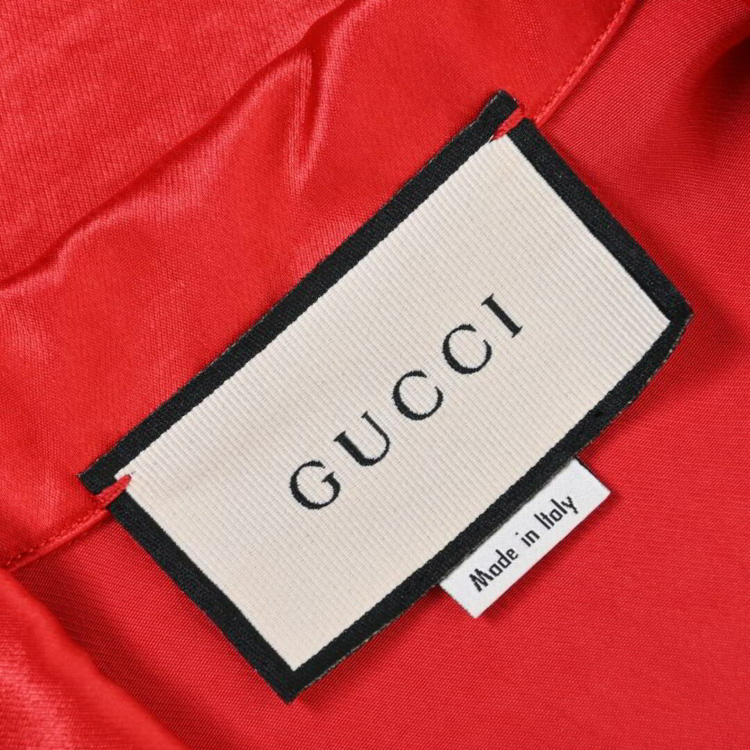 Gucci(グッチ)のGUCCI シルク オープンカラーシャツ メンズのトップス(Tシャツ/カットソー(半袖/袖なし))の商品写真