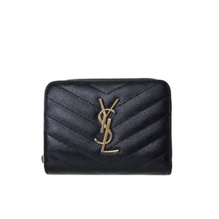 サンローラン(Saint Laurent)のSaint Laurent Paris グレインド ジップ ウォレット(財布)