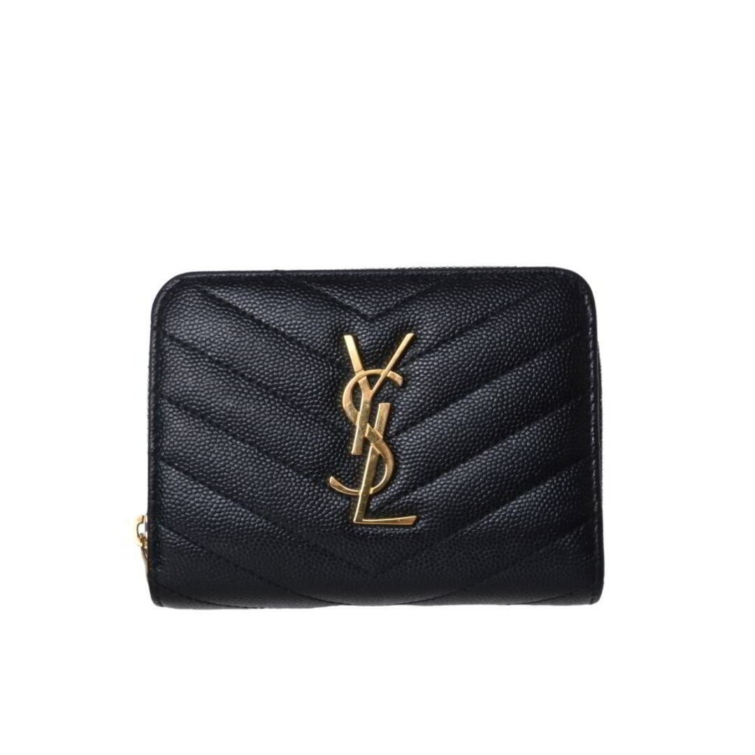 Saint Laurent(サンローラン)のSaint Laurent Paris グレインド ジップ ウォレット レディースのファッション小物(財布)の商品写真