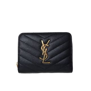 サンローラン(Saint Laurent)のSaint Laurent Paris グレインド ジップ ウォレット(財布)