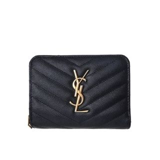 サンローラン(Saint Laurent)のSaint Laurent Paris グレインド ジップ ウォレット(財布)