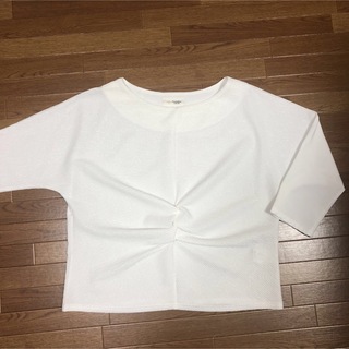 【新品】un dix cors 刺繍スリーブチュニックシャツ