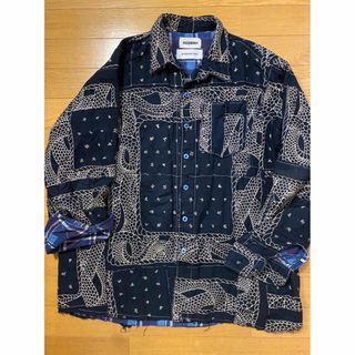 KOZABURO MIYAGIHIDETAKA バンダナシャツ パッチワーク | フリマアプリ ラクマ