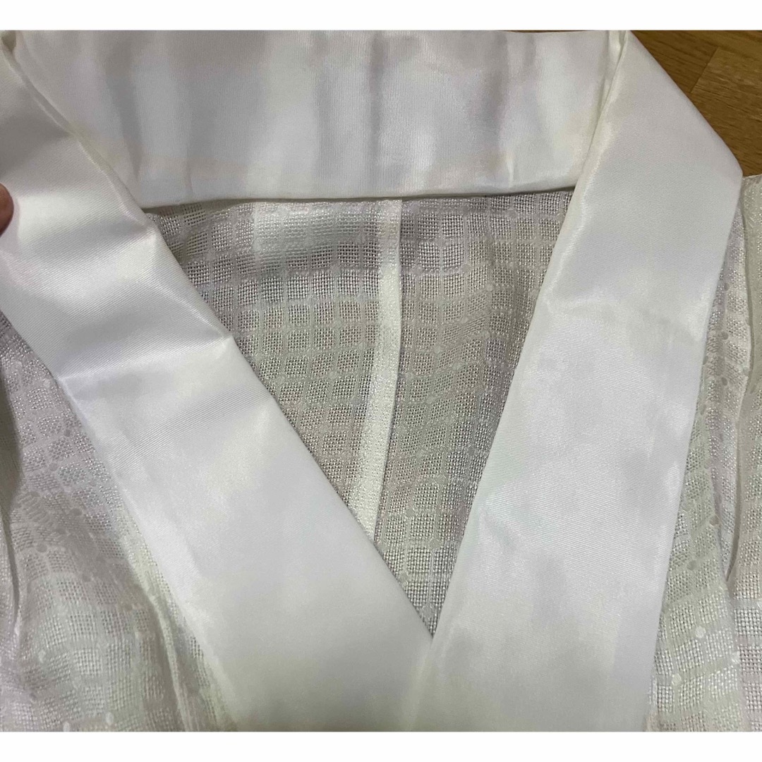 長襦袢 単衣 夏用 白 ホワイト 着物 襦袢 京都問屋 一彰 和装 下着 和服 7