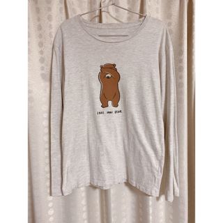 グラニフ(Design Tshirts Store graniph)のグラニフ　長袖　M いないいないベア(Tシャツ/カットソー(七分/長袖))