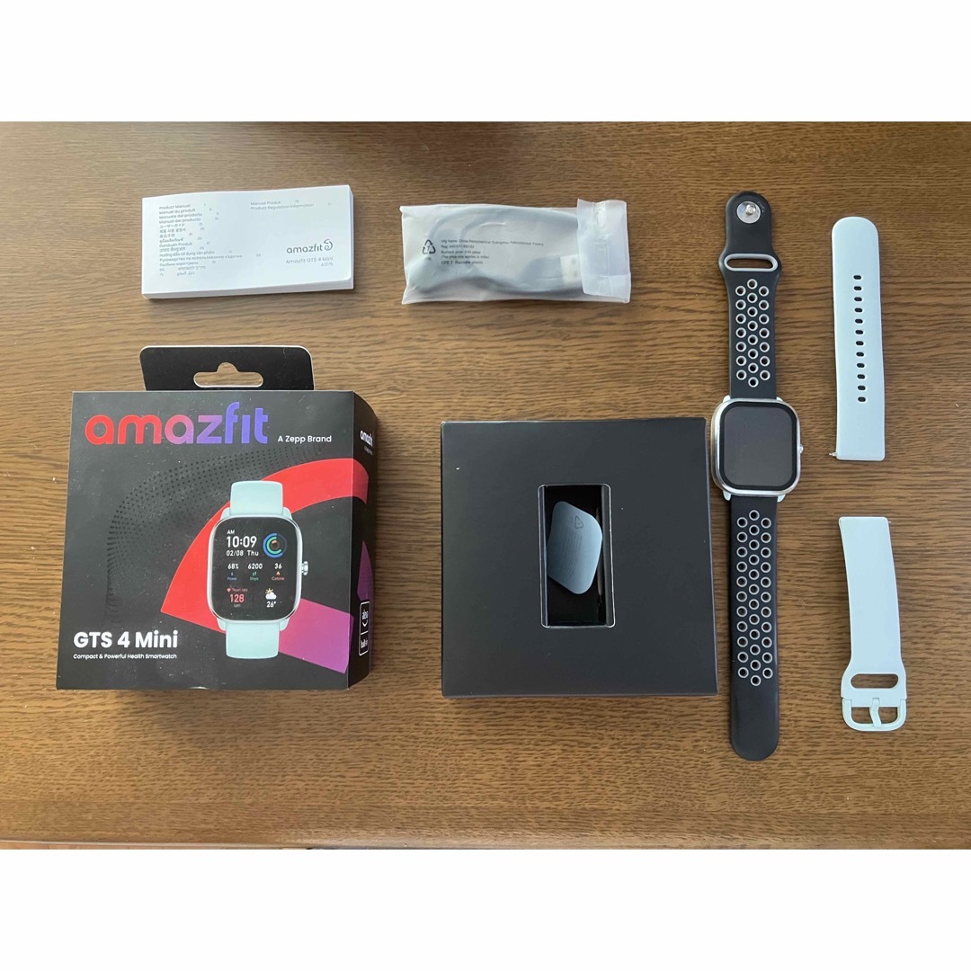 amazfit gts4 mini ミントブルー