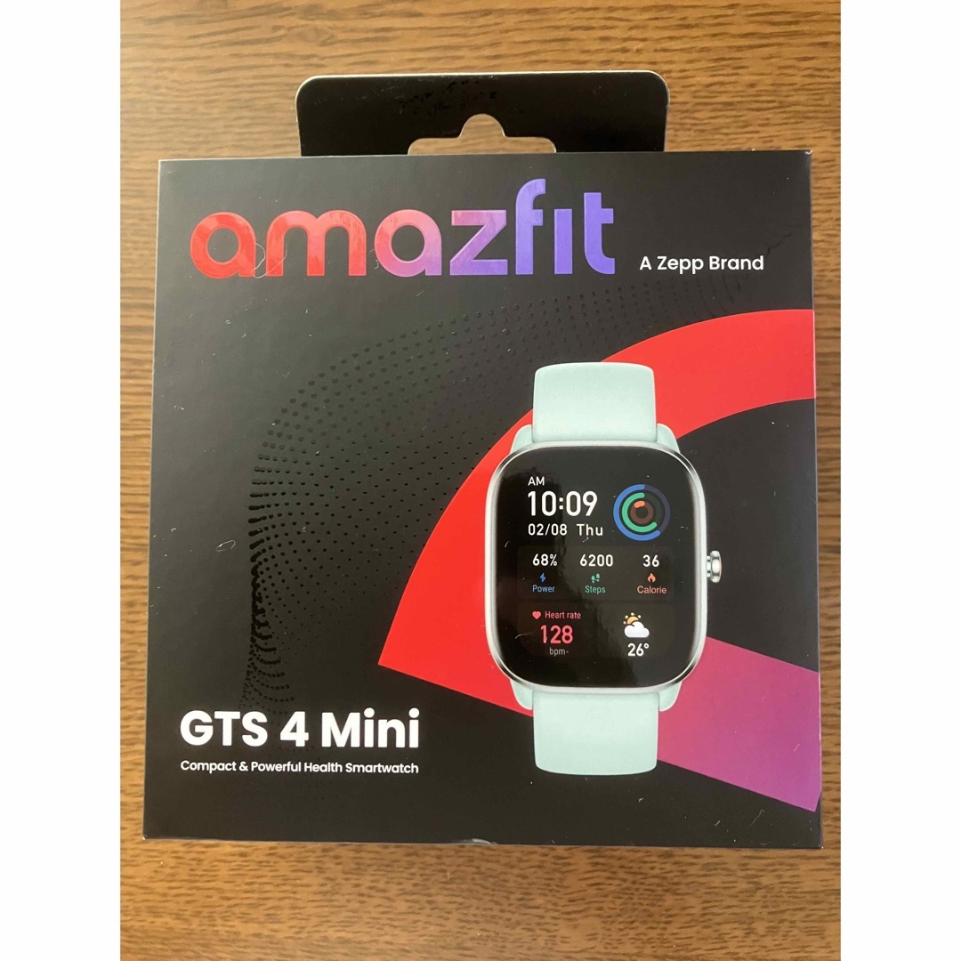 amazfit gts4 mini ミントブルー | フリマアプリ ラクマ