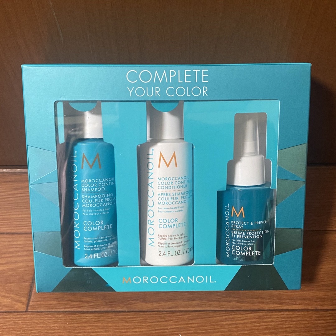 Moroccan oil(モロッカンオイル)の【未使用】モロッカンオイル コンプリートコンシューマーキット コスメ/美容のヘアケア/スタイリング(シャンプー/コンディショナーセット)の商品写真