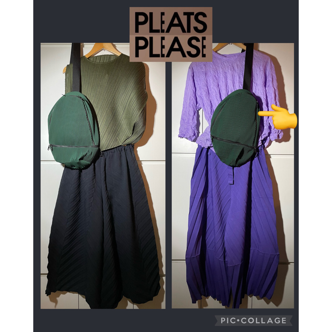 PLEATS PLEASE ISSEY MIYAKE - PLEATS PLEASE ボディバッグ 斜め掛け