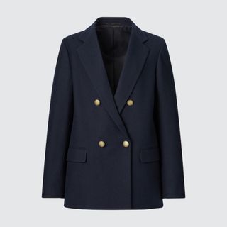テーラードジャケット(レディース)(ブルー・ネイビー/青色系)の通販