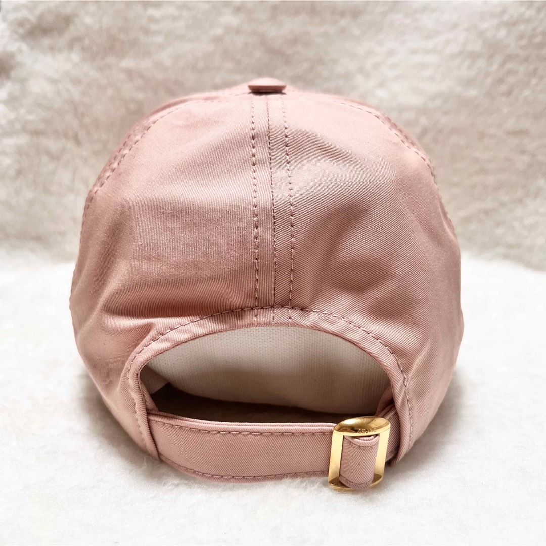セリーヌ イニシャル ベースボール キャップ 帽子 C エンブロイダリー 美品
