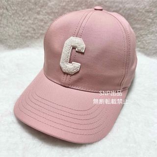 セリーヌ イニシャル ベースボール キャップ 帽子 C エンブロイダリー 美品
