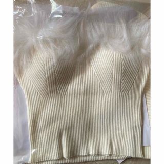 SNIDEL - 【WEB限定】エコファーキャミ&カーディガンSETの通販 by