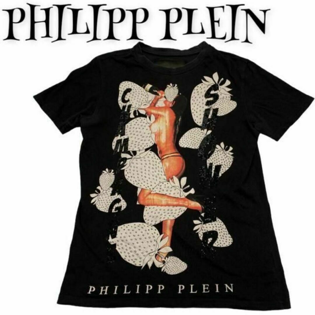 希少】PHILIPP PLEIN フィリッププレイン☆Tシャツ ヌードガール - T