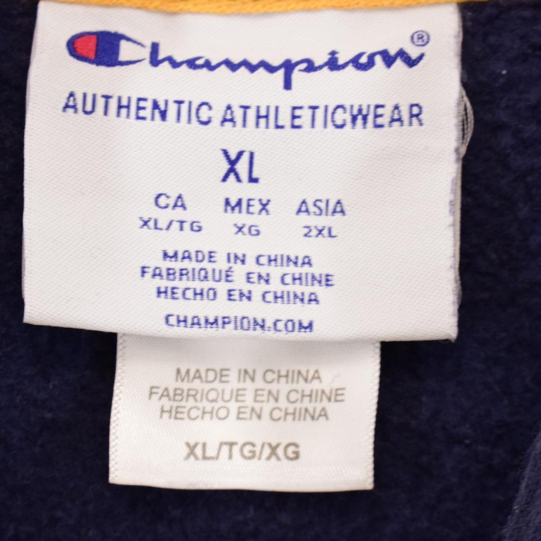 チャンピオン Champion AUTHENTIC ATHLETIC APPAREL カレッジ スウェットプルオーバーパーカー メンズXXL /eaa330726