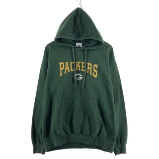 古着 NFL TEAM APPAREL NFL GREEN BAY PACKERS グリーンベイパッカーズ スウェットプルオーバーパーカー メンズXL /eaa375391(スウェット)