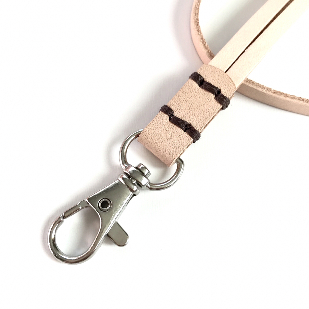 レザー製】ネックストラップ ナチュラル 47cm ストラップ 本革 レザー製】ネックストラップ ナチュラル 47cm ストラップ 本革