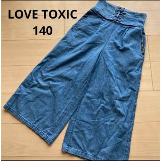 ラブトキシック(lovetoxic)のラブトキシック デニム　ワイド　パンツ　140(パンツ/スパッツ)