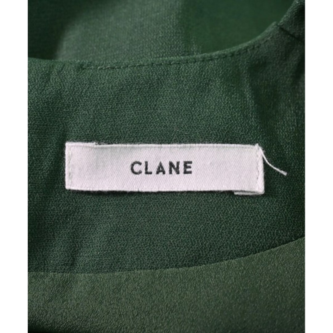 CLANE 緑ワンピース