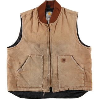 カーハート(carhartt)の古着 カーハート Carhartt ダック地ベスト メンズXL /eaa373498(ベスト)