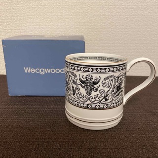 WEDGWOOD - ウェッジウッド　フロレンティーン　ブラック&ゴールド　マグカップ