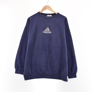 アディダス(adidas)の古着 90年代 アディダス adidas ロゴスウェット トレーナー USA製 メンズXL ヴィンテージ /eaa330078(スウェット)