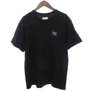 サタデーズサーフニューヨークシティー(SATURDAYS SURF NYC)のサタデーズ ニューヨークシティ Tシャツ 半袖 ロゴ プリント 黒 L(Tシャツ/カットソー(半袖/袖なし))